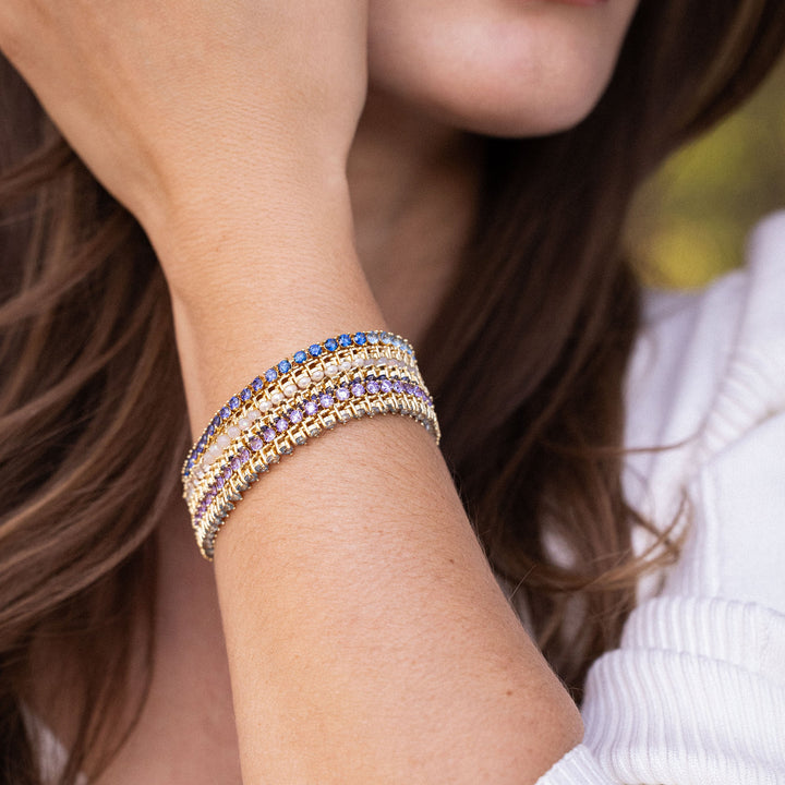 Isabella Ombre Birthstone Tennis Bracelet