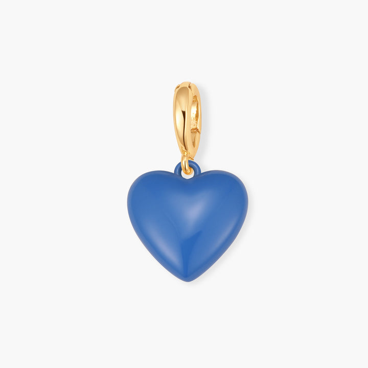 Effie Enamel Puffy Heart Charm