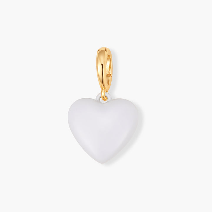 Effie Enamel Puffy Heart Charm