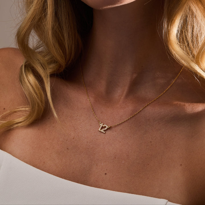Elliot Number Necklace