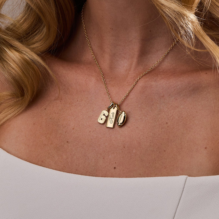 Effie Sports Name Necklace