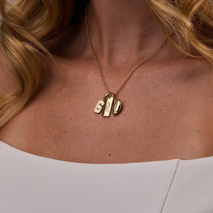 Effie Sports Name Necklace