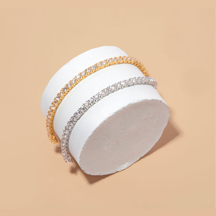 Isabella Vermeil Tennis Bracelet