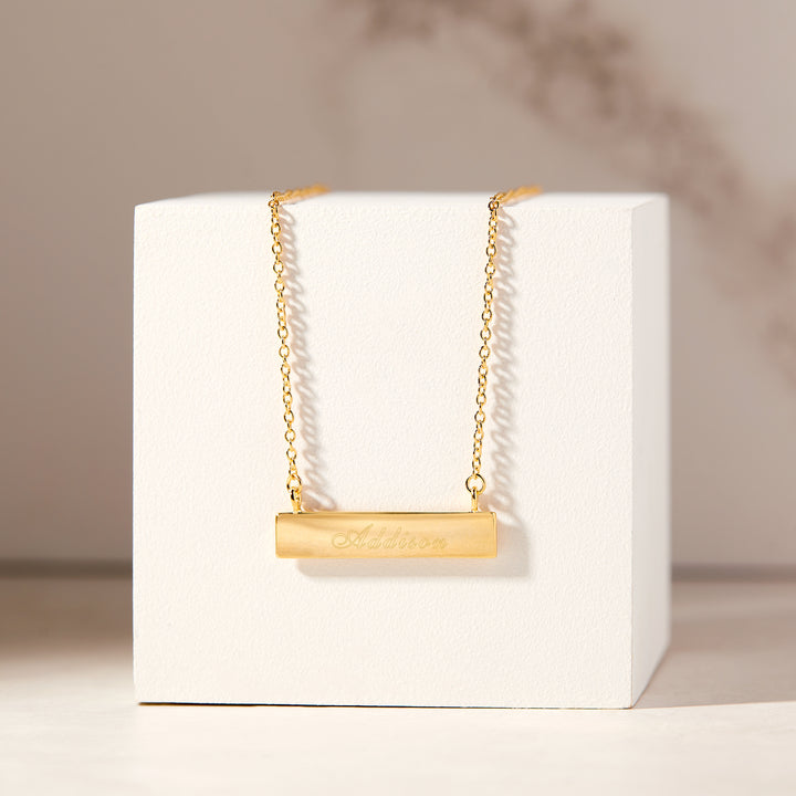 Name Bar Necklace
