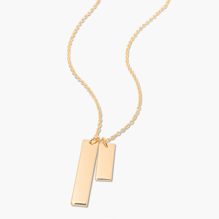 Coordinate Date Bar Necklace