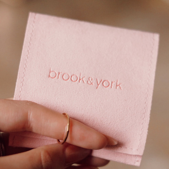  @ambershonts wearing Perry Extra Thin Ring by @brookandyork