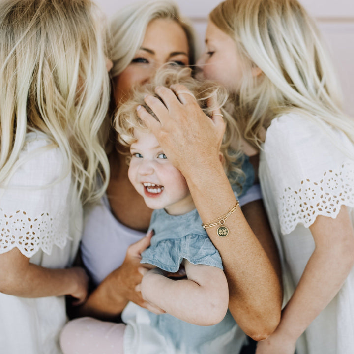  @kylee.pickering wearing Madeline Bracelet and Callie Bracelet by @brookandyork